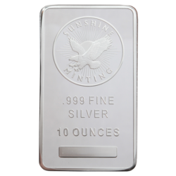 10oz Silver Bar (Generic)