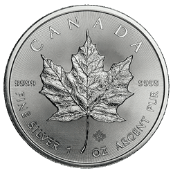 1oz Canadian Silver Maple Leaf