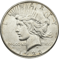 Peace Silver Dollar (Mixed Dates)